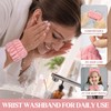 8 Pcs Spa Wrist Bands - Absorbent Microfiber Wristbands for
