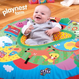 Galt Toys, Playnest - Farm, Sit Me Up Baby Seat, Ages 0 Months Plus