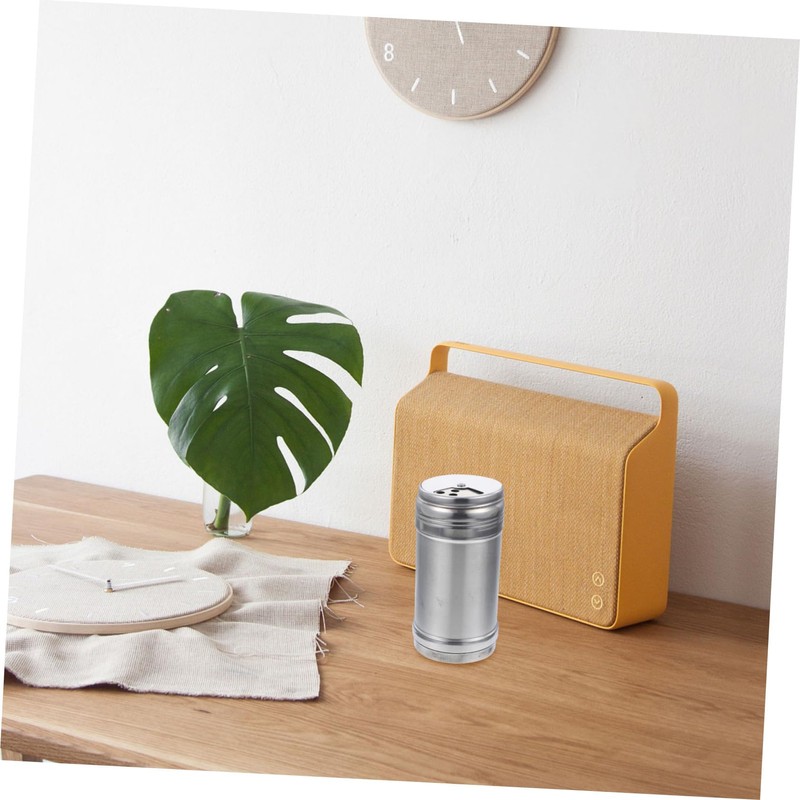 ABOOFAN Stainless Steel Colorful Seasoning Shaker Large Sugar Salt and
