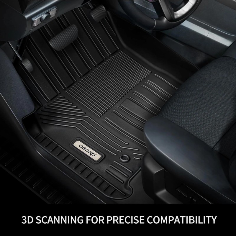 oedro Floor Mats Liner for 2015-2025 Ford F-150/F-150 Lightning Super