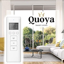 Quoya Smart Curtain Track- All Accessories (16 Channel Remote Controller) (Compatible with QL500 Model ONLY)