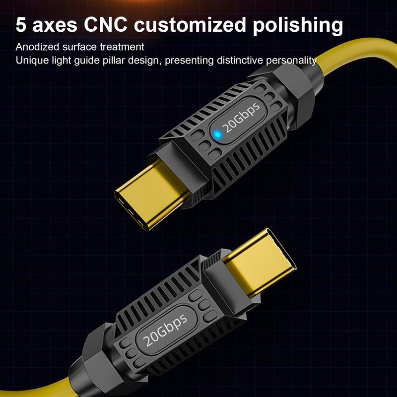 Type C Extension Cable Support PD3.1 140W Fast Charging 20Gbps
