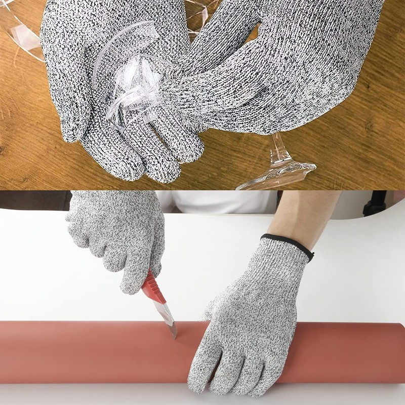 Elftoyer Cut Resistant Gloves Work Gloves Level 5 Working Safety