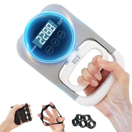 Grip Strength Tester Hand Griper - Grip Strength Trainer Electronic Meter Digital Hand Gripper Strengthener 265 Lbs 120 Kgs with Mano Strengthening Devices for Sports School Home Use
