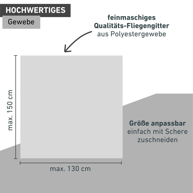 IS Plus Fly Roof 130 x 150 cm W