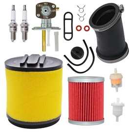 Cylinman 0470-421 0470-355 Air Oil Filter Tune Up Kit Fit for Arctic Cat 250 300 2x4 4x4 ATV With Fuel Shutoff Petcock Spark Plug