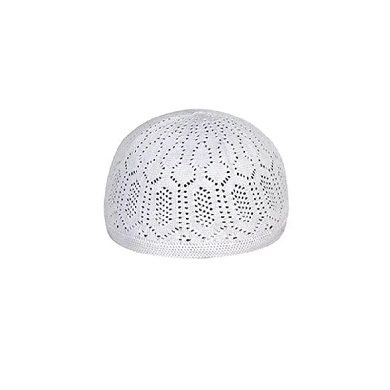 Men Skull Cap Muslim Islamic Prayer Hat Topi Kufi Head