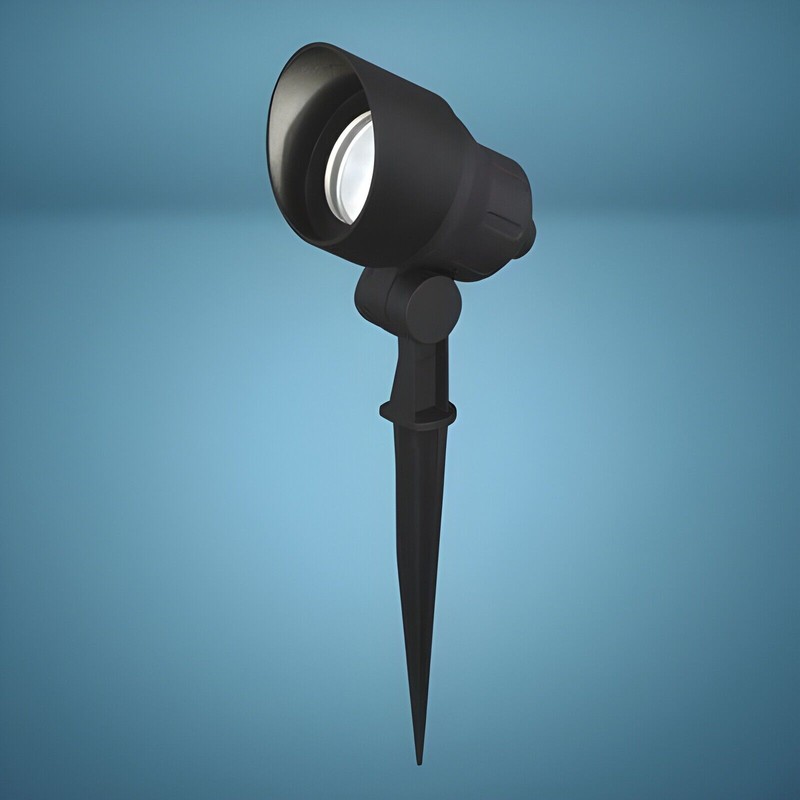 Patriot Lighting Black Flood Landscape Light Multi White LED Aluminum