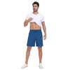 MoFiz Men's Athletic Short with Zipper Pocket Gym Exercise Training