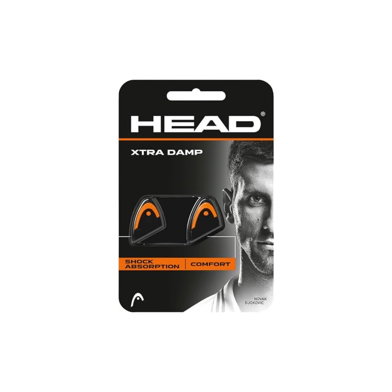 HEAD Unisex – Adult's Xtra Damp Tennis Mute, Orange, standard