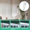 10 Pcs Valance Clips 2.5'' Window Blinds Hidden Clip Clear
