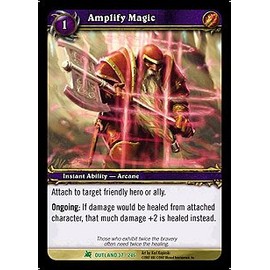 Amplify Magic - Fires of Outland - Uncommon [Toy]