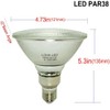 25W PAR38 LED Flood Light,250W PAR38 Halogen Bulb Equivalent,Daylight White,Full