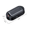 ANKIA 2PCS Solar Power Fake Car Alarm LED Light, Simulated