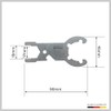 Gas Bottle Key - Made in Germany - Stainless Steel