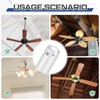 VIHOSE 48 Inch Ceiling Fan Downrod with Extension Cord 4