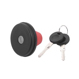 A ABSOPRO Locking Gas Cap Lock Fuel Tank Cap for Ford Galaxy I 1995-2005 with Keys No.7D0201551