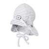 Sterntaler Baby Boys' Flapper Cap (Casquette Avec Protã¨ge-nuque) - White