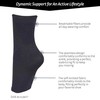Doc Ortho Compression Ankle Sleeve, Breathable Pull-On Support, Pair