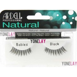 ARDELL Natural Babies Black False Eyelashes Fake Eye Lashes Invisibands Fashion
