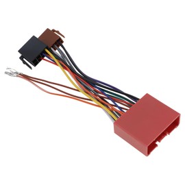 VGOL Car Stereo Radio ISO Wiring Harness Adaptor Replacement Compatible with Mazda 2001 Onwards 16 Pin Wiring Harness ISO Connector Adaptor 19cm