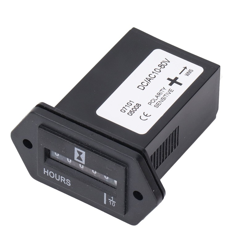 Hour Meter High Accuracy Data Storage Mechanical Hour Meter Gauge