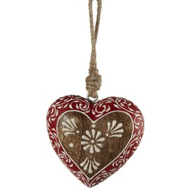 Midwest-CBK 143170 Flower Heart Ornament