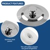Verazquy 2PCS Universal Bath Plug Replacement – Stainless Steel Sink