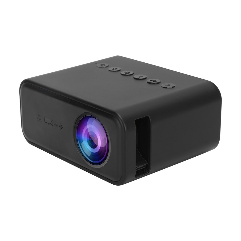 YT500 Mini Projector Portable Movie Projector with Audio and Video/USB/Memory