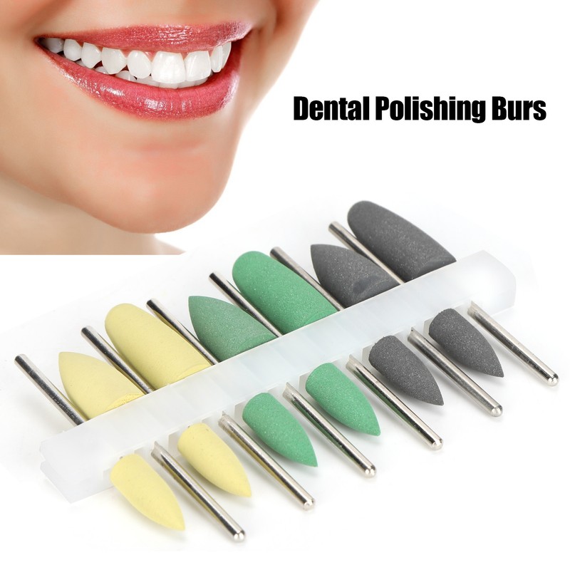Dental Silicone Rubber Polisher Grinding Head Stainless Steel Shank Dental