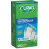 Curad Clear Waterproof Adhesive Strips - 20/Box - Transparent -