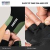 ROCKBROS Road-to-Sky Cycling Gloves, Fingerless, Breathable, Reflective Training Gloves for