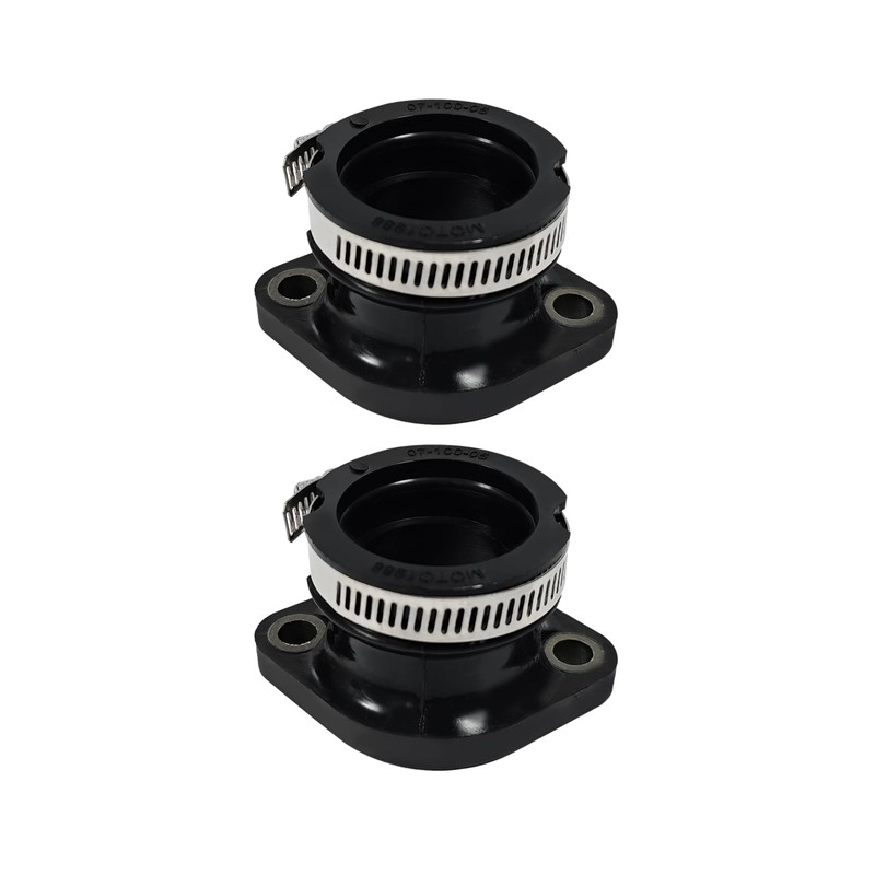 2Pcs Intake Manifold Boot Joint Carburetor Carb Flange Socket Fits