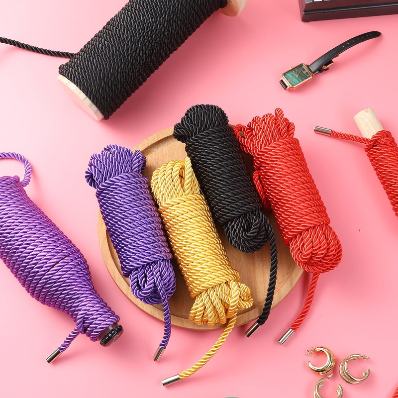 BAVIHOR Silk Rope, 32 Feet 8 mm Soft Rope Durable