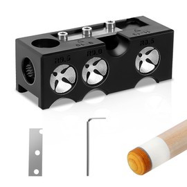 prota Cue Tip Shaper 11 In 1 Pool Cue Repair Tool, Multifunctional Pool Cue Tips Replacement Kit, Pool Cue Tip Shaper Pool Table Accessories for Cue Tip Maintenance and Repair