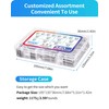 DIVANC 580Pcs 304 Stainless Steel Wood Screw Assortment Kit, M3/M4/M5/M6