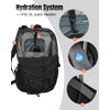 Outplea 35L Waterproof Hiking Backpack with Chest Strap for Men