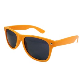 WS UK Kids Classic Sunglasses with UV400 Protection - Unisex (Light Orange)
