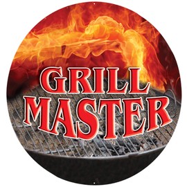 5x7 Custom Wood Finish Grill Master Awards - Grilling, Cook-Off, Cooking Vertical Plaque Award Prime