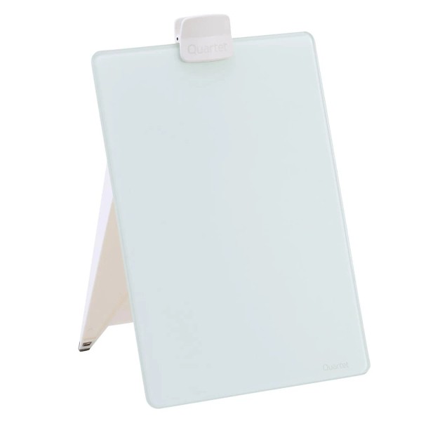 Quartet Glass Dry Erase Desktop Easel 11 x 9 White