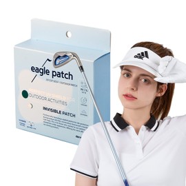 EAGLE PATCH UV Protection Golf Patch (Clear, 12 PCS)- Hydrating Sunscreen Gel Facial Patches for Outdoor Activities, Skin Care Sunblock for Golfers