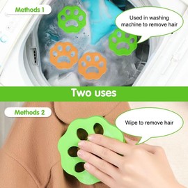 Pet Hair Remover Washing Machine, Laundry Balls, Hair Catcher, Washing Machine Lint Remover, Reusable - Animal Fur Laundry Catcher, Hair Catcher Washing Machine, Removes Pet Hair