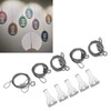 5Pcs Adjustable Picture Hanging Wire Kit Stainless Steel Heavy Duty