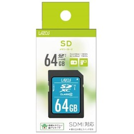 SD Card 64GB SDXC Recording Digital Camera Video Memory Card Lazos SDXC Card 64GB Class 10 L-B64SDX10-U3