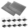 Operitacx 12pcs A4 Transparent 2 Hole Plastic File Folders Reusable