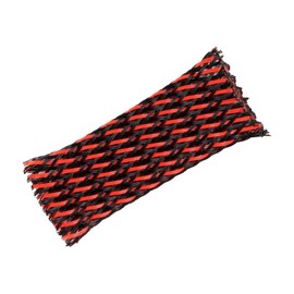 AUDIO SYSTEM Z-PS 19-45 RB Braided Sleeve Snake Skin 19-45 mm Length 1 m Red / Black