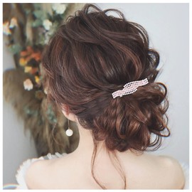 Allereya Pearl Hair Clip Tiny Pearl Hair Clip Pearl Wedding Headwear French Pearl Head Clip Decorative Headwear Bridal Hair Accessories for Women and Girls