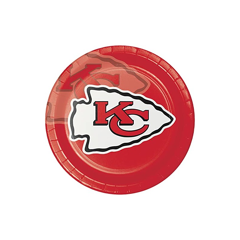 Creative Converting 8 Count Kansas City Chiefs Paper Dinner Plates