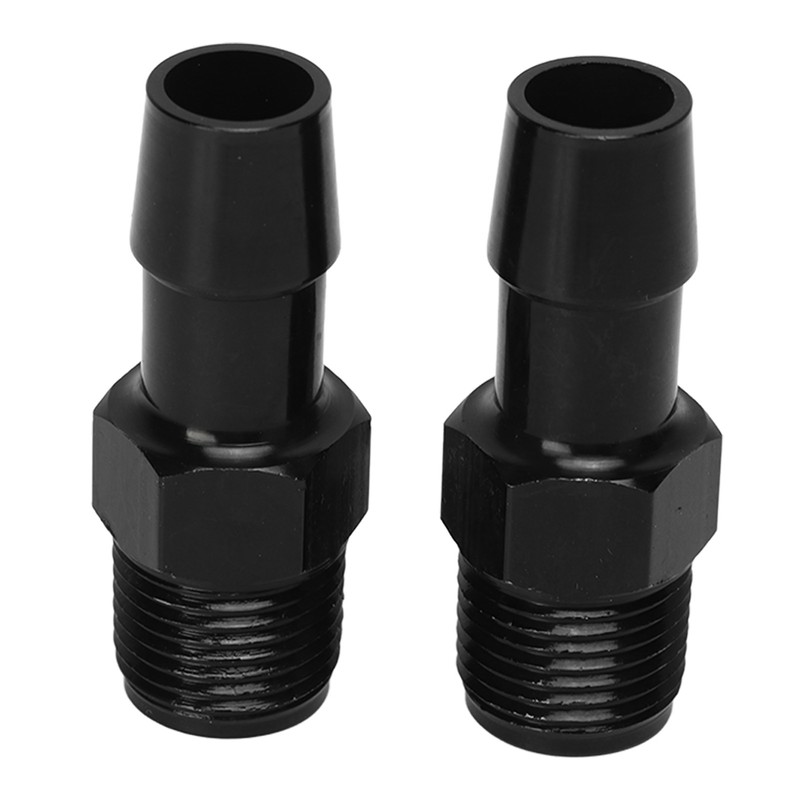 2 Port Oil Catch Can with Drain Valve 300ml Aluminum