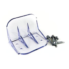 Snow Guards Qty 20 with All-Weather Coated Neoprene Washered Screws - Stop Snow and Ice from Sliding Off Your Metal Roof